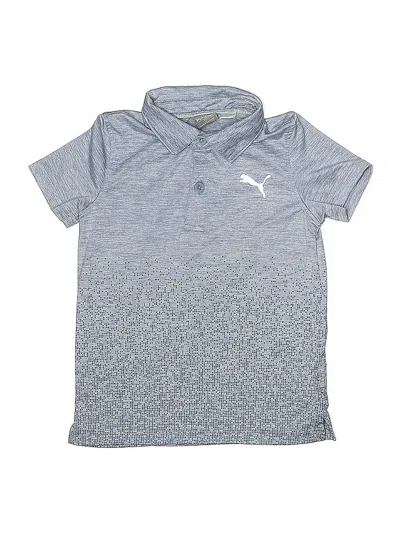 Pre-owned Puma Kids' Short Sleeve Top Silver Tops