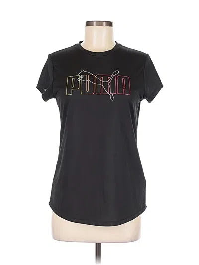 Pre-owned Puma Short Sleeve T-shirt In Black