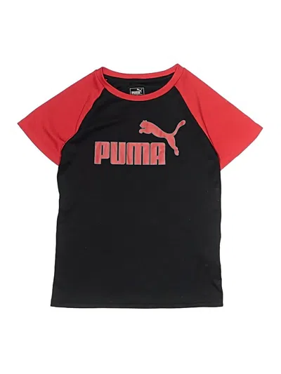 Pre-owned Puma Kids' Short Sleeve T-shirt In Black