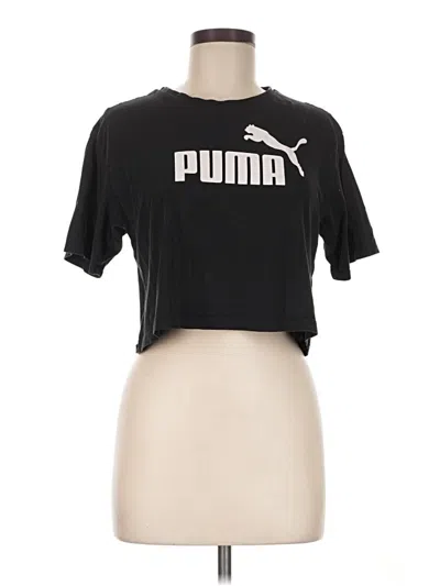 Pre-owned Puma Short Sleeve T-shirt In Black