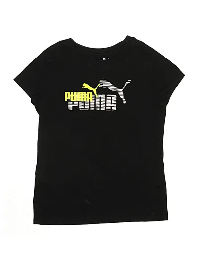 Pre-owned Puma Kids' Short Sleeve T-shirt In Black