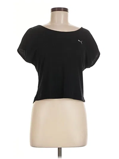 Pre-owned Puma Short Sleeve T-shirt In Black
