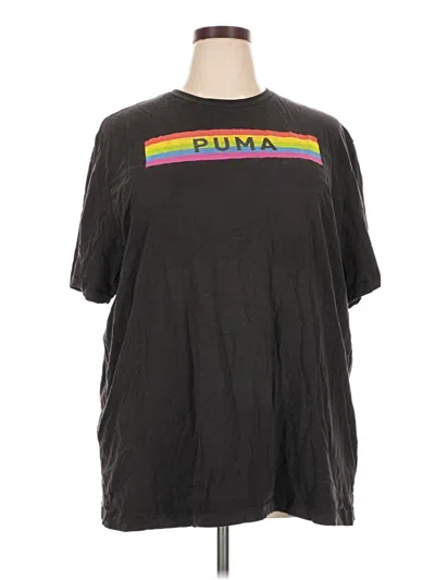Pre-owned Puma Short Sleeve T-shirt In Black
