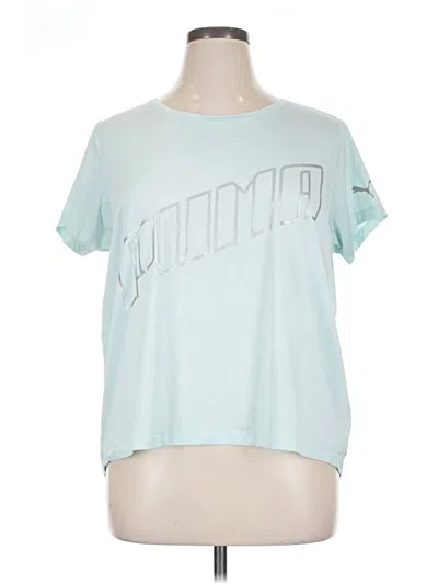 Pre-owned Puma Short Sleeve T-shirt In Blue