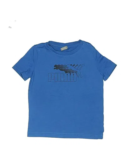 Pre-owned Puma Kids' Short Sleeve T-shirt In Blue