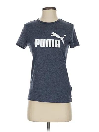 Pre-owned Puma Short Sleeve T-shirt In Blue