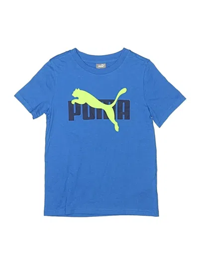 Pre-owned Puma Kids' Short Sleeve T-shirt In Blue