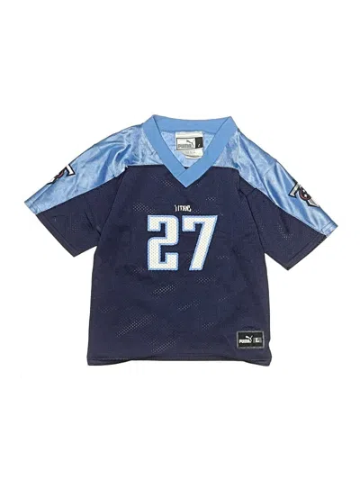Pre-owned Puma Kids' Short Sleeve T-shirt In Blue