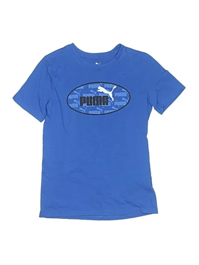 Pre-owned Puma Kids' Short Sleeve T-shirt In Blue