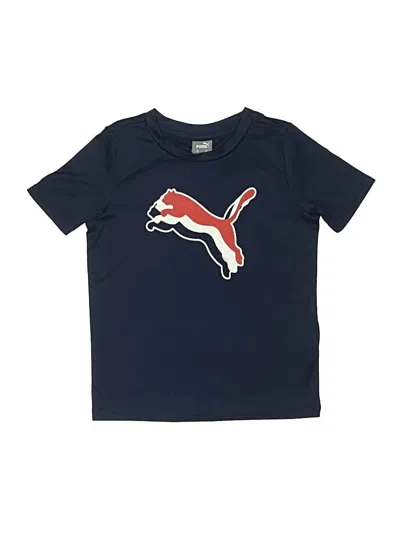 Pre-owned Puma Kids' Short Sleeve T-shirt In Blue