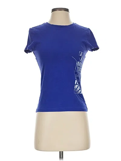 Pre-owned Puma Short Sleeve T-shirt In Blue