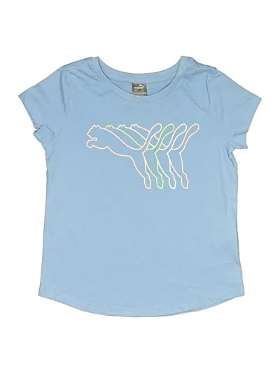 Pre-owned Puma Kids' Short Sleeve T-shirt In Blue