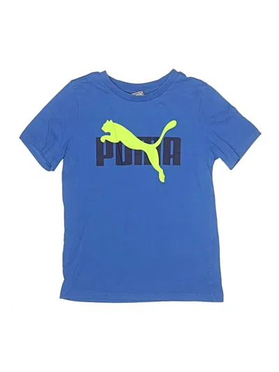 Pre-owned Puma Kids' Short Sleeve T-shirt In Blue