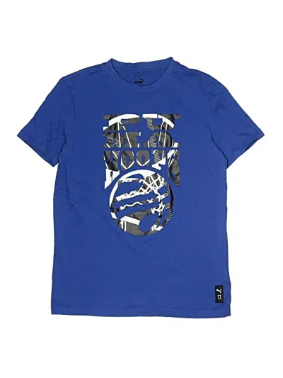 Pre-owned Puma Kids' Short Sleeve T-shirt In Blue
