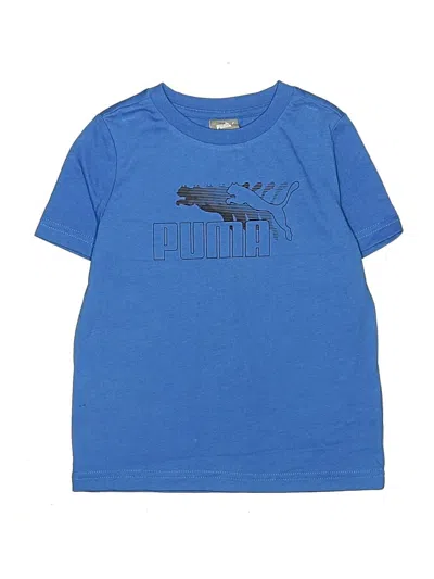 Pre-owned Puma Kids' Short Sleeve T-shirt In Blue