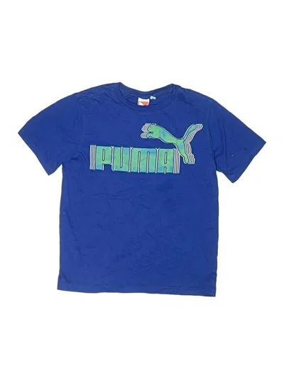 Pre-owned Puma Kids' Short Sleeve T-shirt In Blue