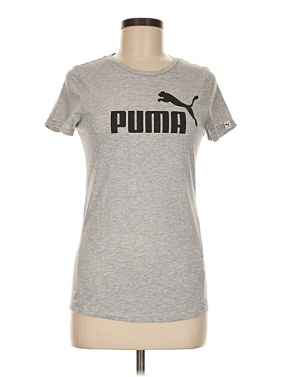 Pre-owned Puma Short Sleeve T-shirt In Gray