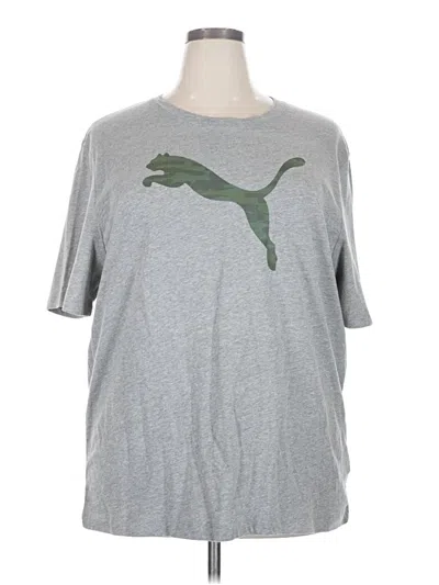 Pre-owned Puma Short Sleeve T-shirt In Gray