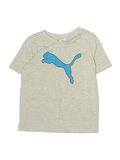 Pre-owned Puma Kids' Short Sleeve T-shirt In Gray
