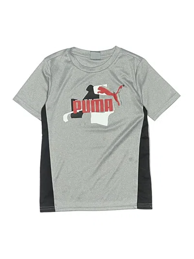 Pre-owned Puma Kids' Short Sleeve T-shirt In Gray