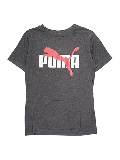 Pre-owned Puma Kids' Short Sleeve T-shirt In Gray
