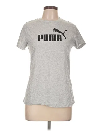 Pre-owned Puma Short Sleeve T-shirt In Gray