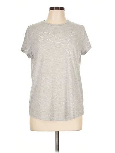 Pre-owned Puma Short Sleeve T-shirt In Gray