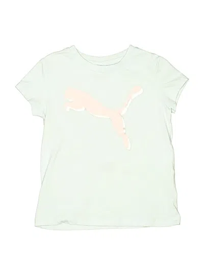 Pre-owned Puma Kids' Short Sleeve T-shirt In Green
