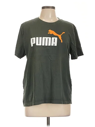 Pre-owned Puma Short Sleeve T-shirt In Green