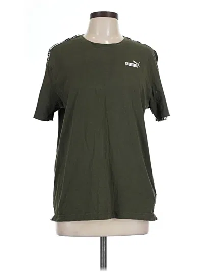 Pre-owned Puma Short Sleeve T-shirt In Green