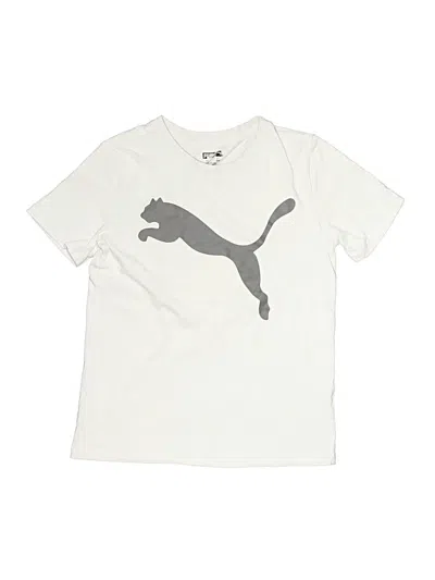 Pre-owned Puma Kids' Short Sleeve T-shirt In Ivory