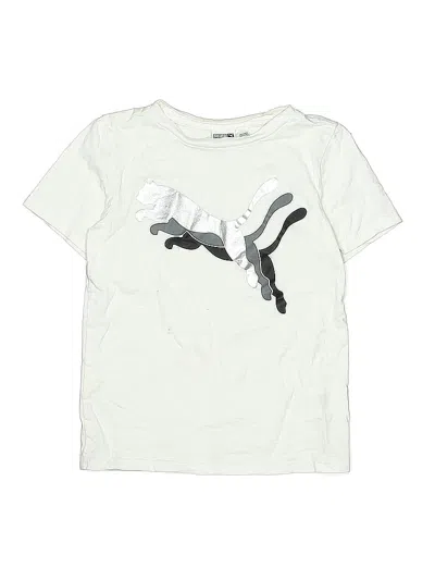 Pre-owned Puma Kids' Short Sleeve T-shirt In Ivory