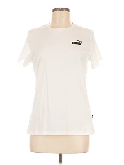 Pre-owned Puma Short Sleeve T-shirt In Ivory