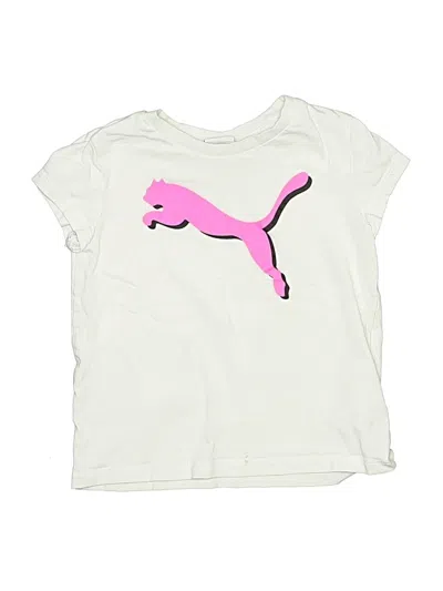 Pre-owned Puma Kids' Short Sleeve T-shirt In Ivory