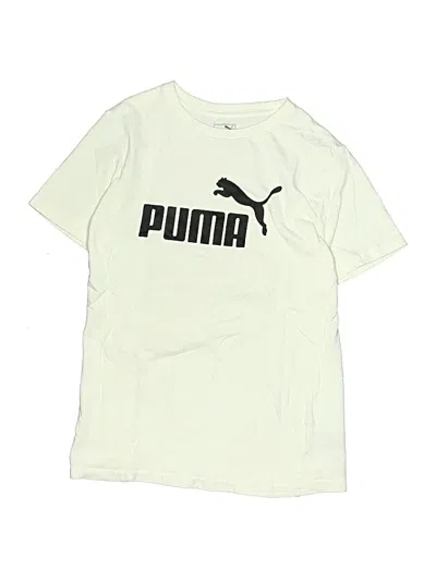 Pre-owned Puma Kids' Short Sleeve T-shirt In Ivory