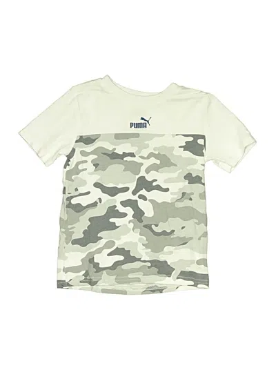 Pre-owned Puma Kids' Short Sleeve T-shirt In Ivory