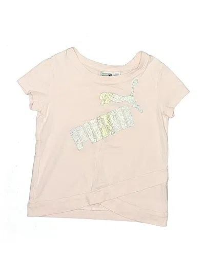 Pre-owned Puma Kids' Short Sleeve T-shirt In Ivory