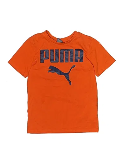 Pre-owned Puma Kids' Short Sleeve T-shirt In Orange