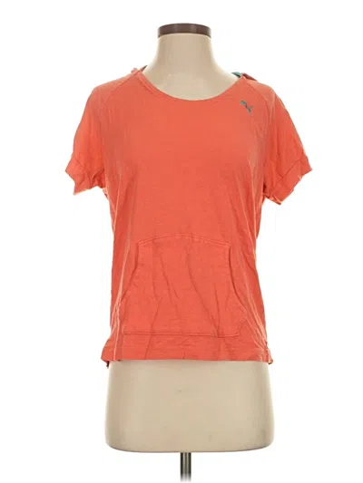 Pre-owned Puma Short Sleeve T-shirt In Orange