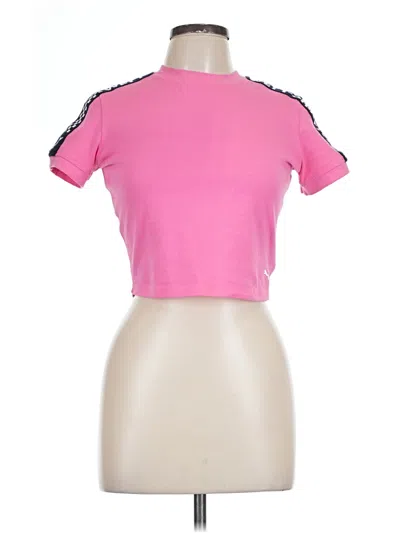 Pre-owned Puma Short Sleeve T-shirt In Pink