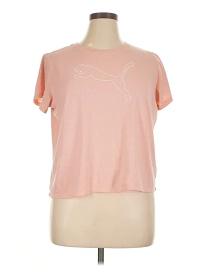 Pre-owned Puma Short Sleeve T-shirt In Pink