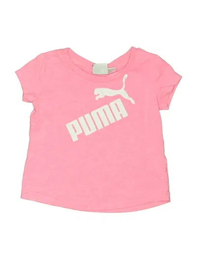Pre-owned Puma Babies' Short Sleeve T-shirt In Pink
