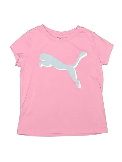 Pre-owned Puma Kids' Short Sleeve T-shirt In Pink