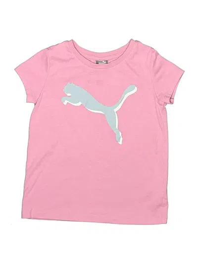 Pre-owned Puma Kids' Short Sleeve T-shirt In Pink