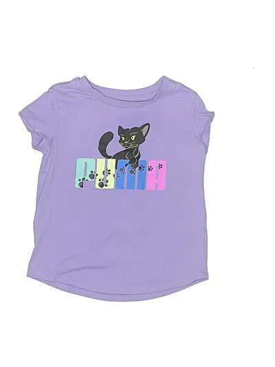 Pre-owned Puma Kids' Short Sleeve T-shirt In Purple