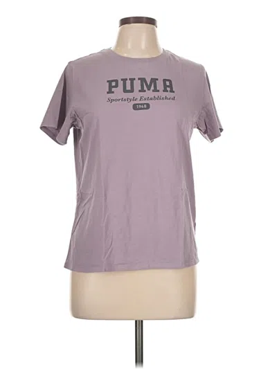 Pre-owned Puma Short Sleeve T-shirt In Purple
