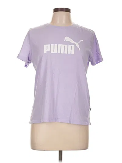 Pre-owned Puma Short Sleeve T-shirt In Purple