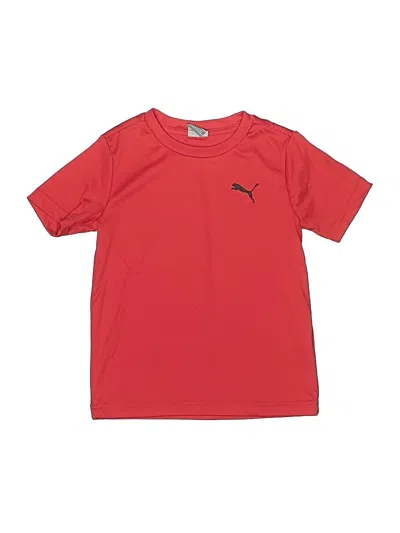 Pre-owned Puma Kids' Short Sleeve T-shirt In Red