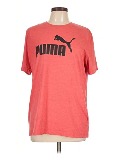 Pre-owned Puma Short Sleeve T-shirt In Red