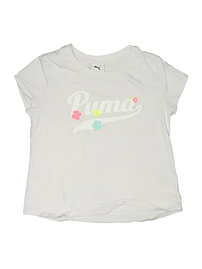 Pre-owned Puma Kids' Short Sleeve T-shirt In Silver